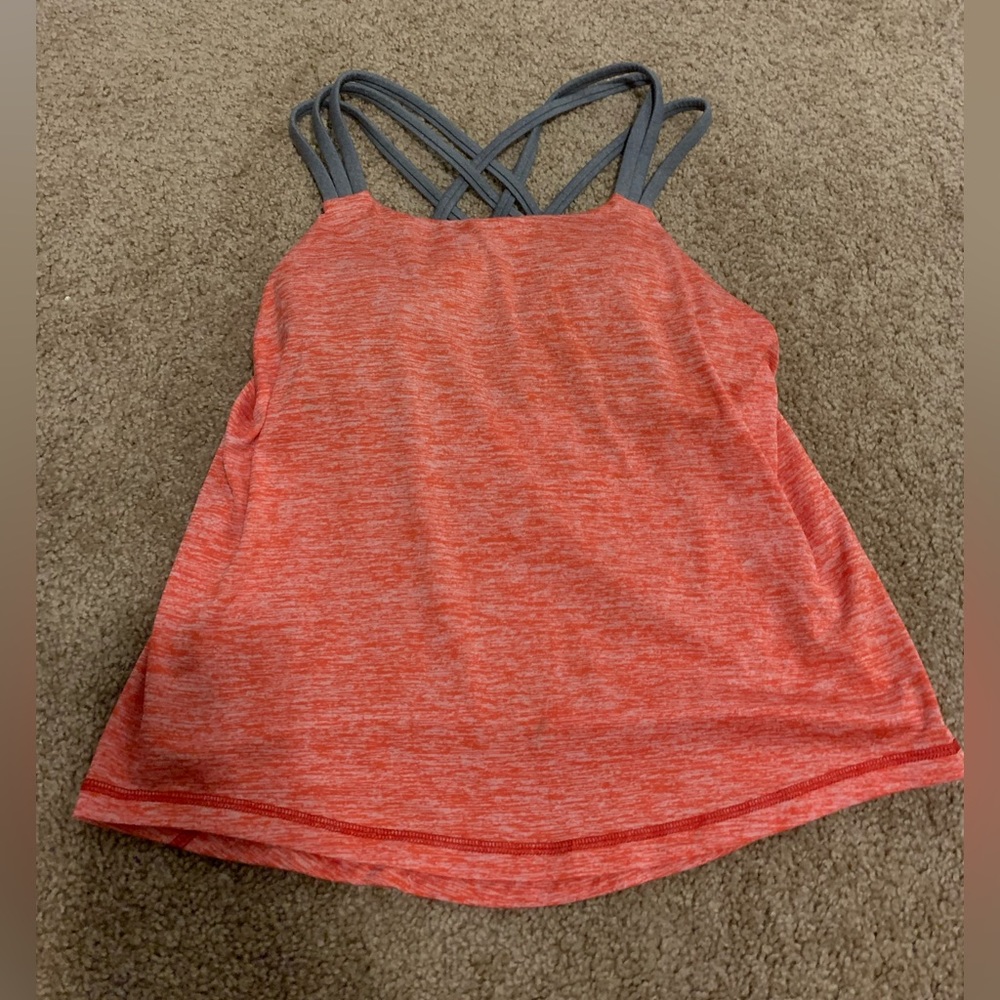 Size small, prana, open back workout tank.